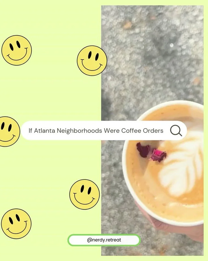 ☕ ATL Coffee Orders = Personality Test Vibes
This is 100% ✨science✨ &mdash; &amp; by science, I mean vibes, chaos, &amp; oat milk energy.

If your go-to drink was a neighborhood&hellip; who are you?

📍Drop your order + ATL zone below 👇

Looking for