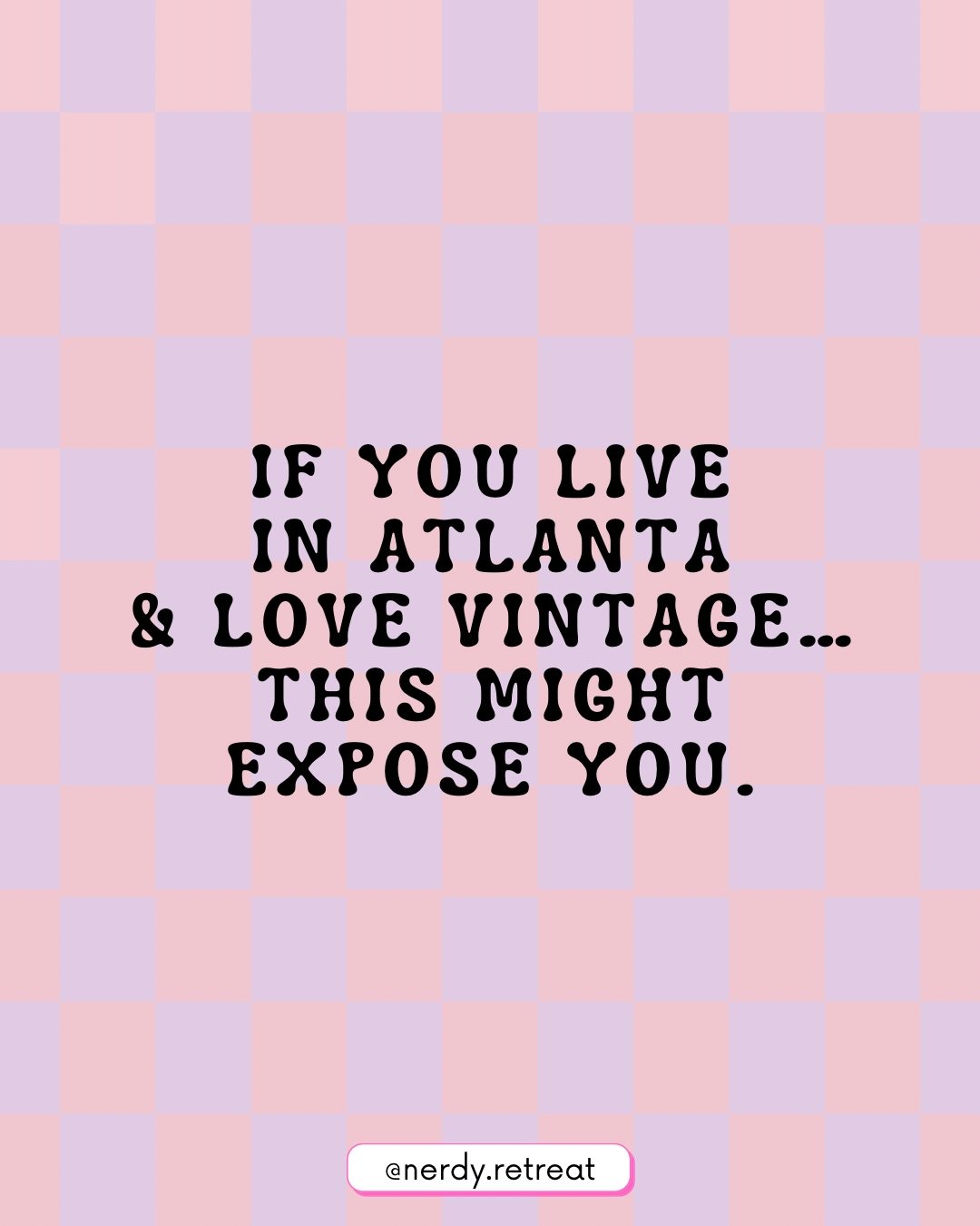 Atlanta Vintage Bingo 🎟️ I f your Atlanta home decor includes at least 5 of these&hellip; we&rsquo;re friends.

My 1930&rsquo;s house is built from:
💕 LOVE
🗝️ Upcycled furniture (cabinet + front door from Lifecycle)
🐾 A DIY dog closet
🍑 An Atlan