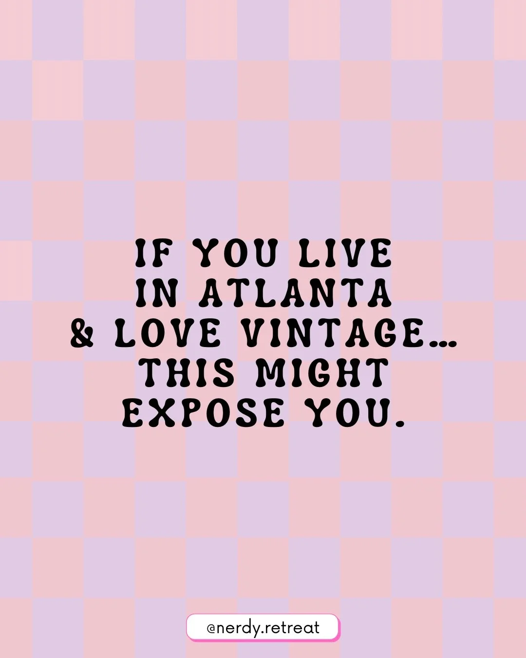 Atlanta Vintage Bingo 🎟️ I f your Atlanta home decor includes at least 5 of these&hellip; we&rsquo;re friends.

My 1930&rsquo;s house is built from:
💕 LOVE
🗝️ Upcycled furniture (cabinet + front door from Lifecycle)
🐾 A DIY dog closet
🍑 An Atlan