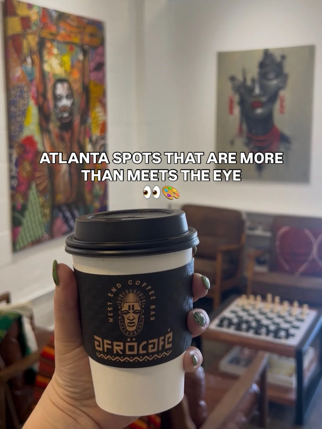 Confused? Good. Let me explain.

Stop going out without looking at the walls. 🖼️
Some of the best art in Atlanta is not in museums. It is inside restaurants, coffee shops, &amp; creative spaces hiding in plain sight.

From @atlchinatown to West End 