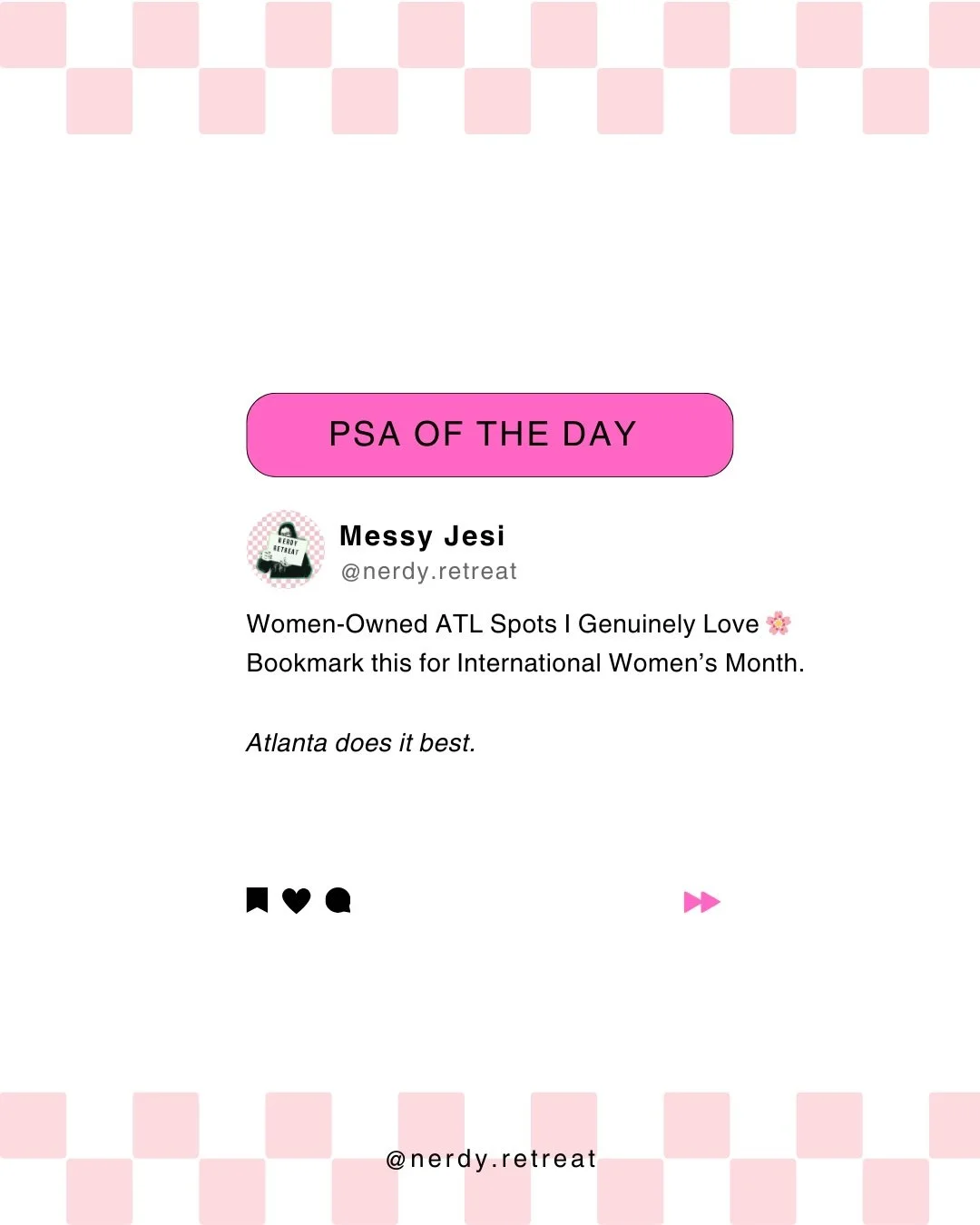 Women-owned businesses in Atlanta deserve more than one day of recognition. ✨🪩

Here are a few women-owned ATL spots I genuinely return to.
From coffee shops to creative spaces, these are women-owned businesses in Atlanta worth keeping on your radar