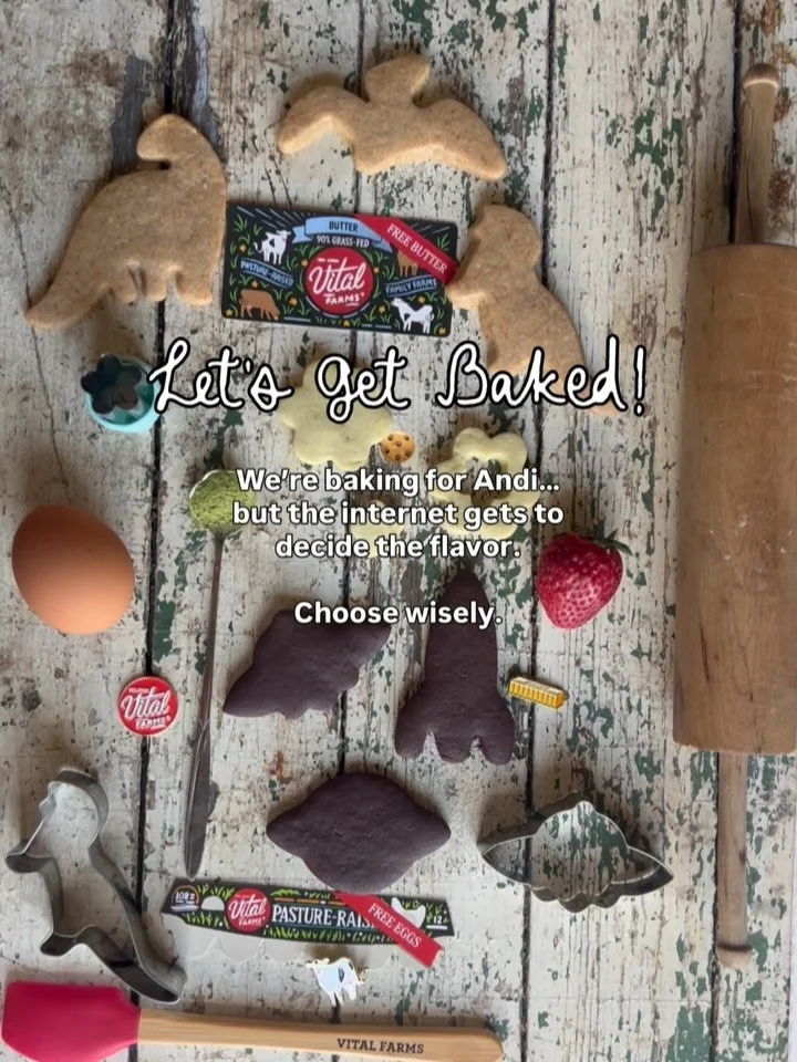 Umm serious question&hellip;

Which cookie should we bake for Andi&rsquo;s @crimes_universe fundraiser?
🍓 Matcha Strawberry Linzer
🦖 Espresso Chile Dinosaur
🚀 Classic Chocolate Chunk

I genuinely can&rsquo;t decide, so the internet gets to vote.

