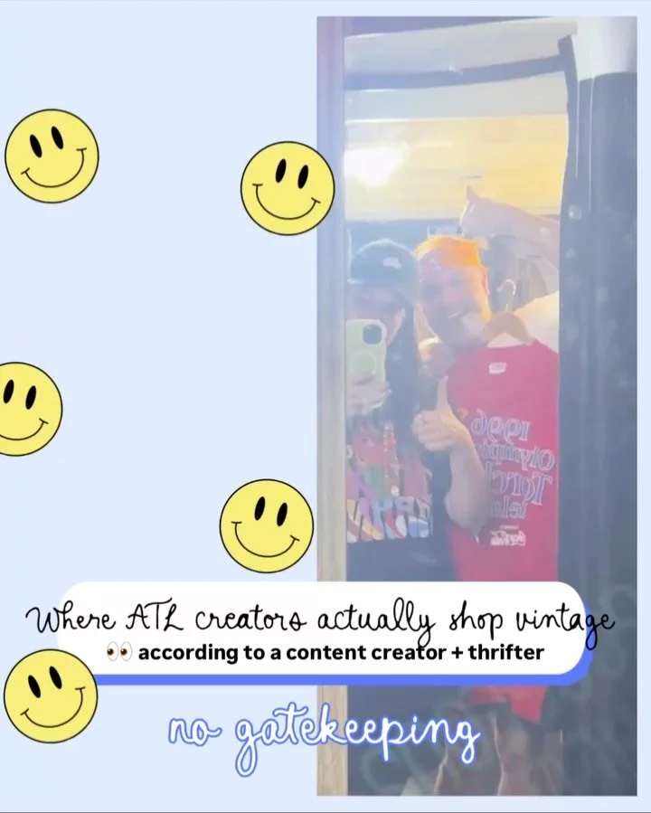 Where ATL creators actually shop vintage 👀
because not all vintage + thrift spots are worth your time&hellip;

These are the ones we keep going back to &mdash; whether we&rsquo;re sourcing, thrifting, or just wandering

Bookmark this for your next v