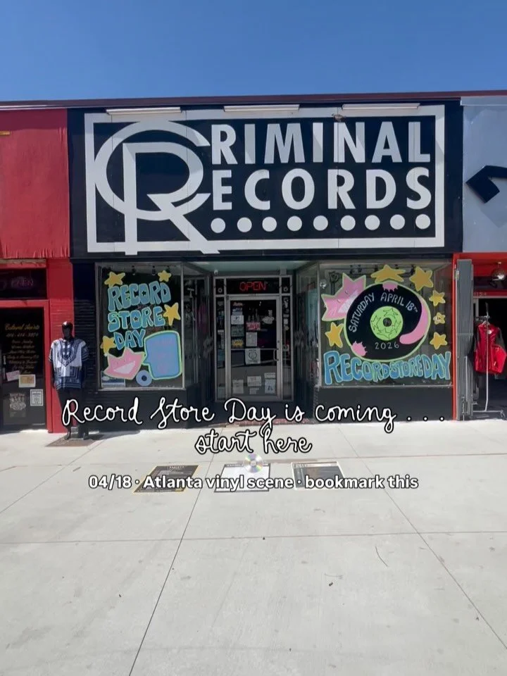 Psst&hellip; record store day is coming 💿

&amp; if you&rsquo;re not sure where to start, start here!
from cult favorites to neighborhood gems, these are the atlanta record stores actually worth pulling up to this Saturday (04/18) 🎶

💾 Bookmark th