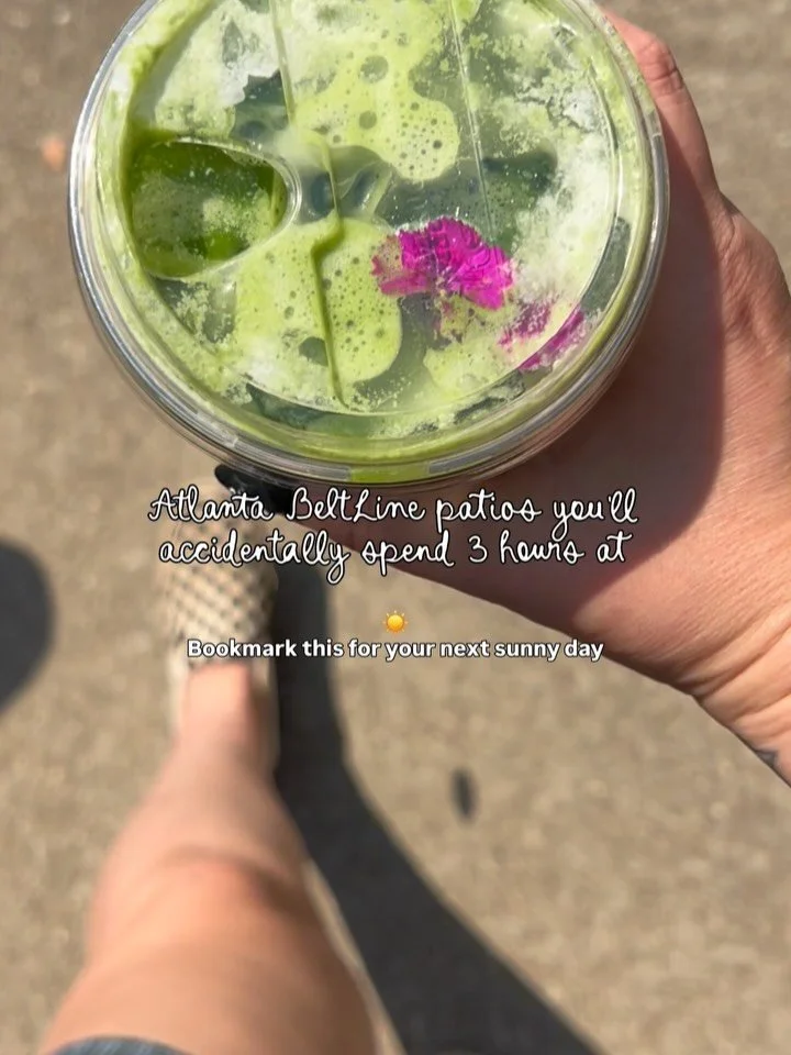 POV: you planned one drink on the @atlantabeltline
&hellip; &amp; now it&rsquo;s been 3 hours

There&rsquo;s just something about BeltLine patios in Atlanta.

You pull up for a quick drink, or snackie
the weather hits,
everything is JUST right&hellip