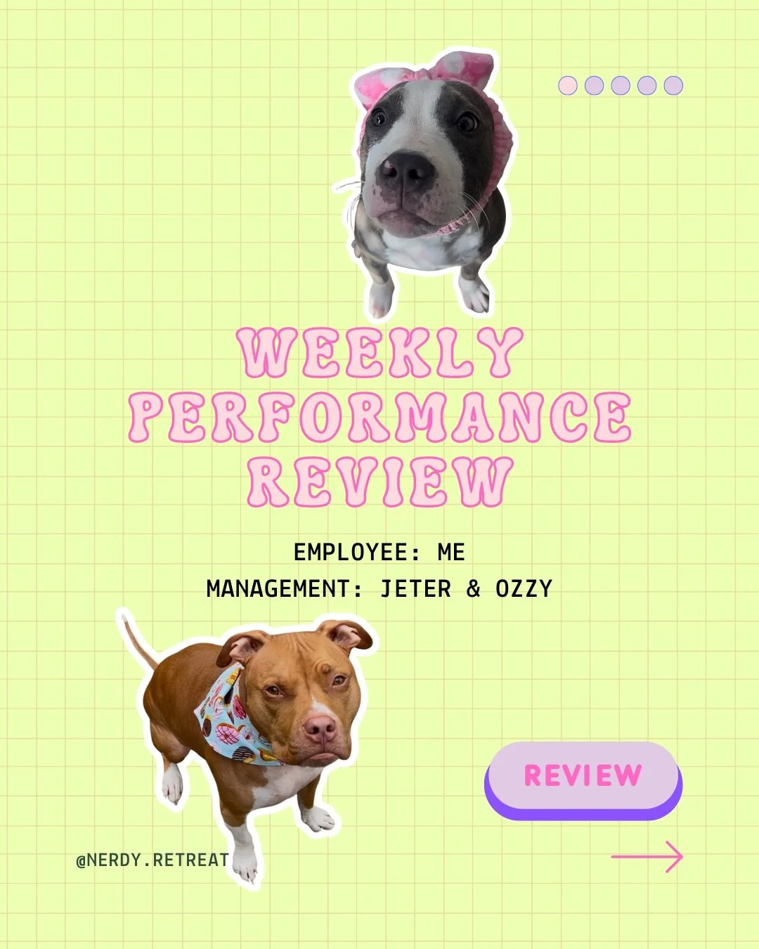 Apparently I&rsquo;m underperforming at work again 😭

&hellip;According to upper management:
breakfast service was delayed,
snack distribution was inconsistent,
&amp; i failed to acknowledge several urgent requests

I will continue trying to improve