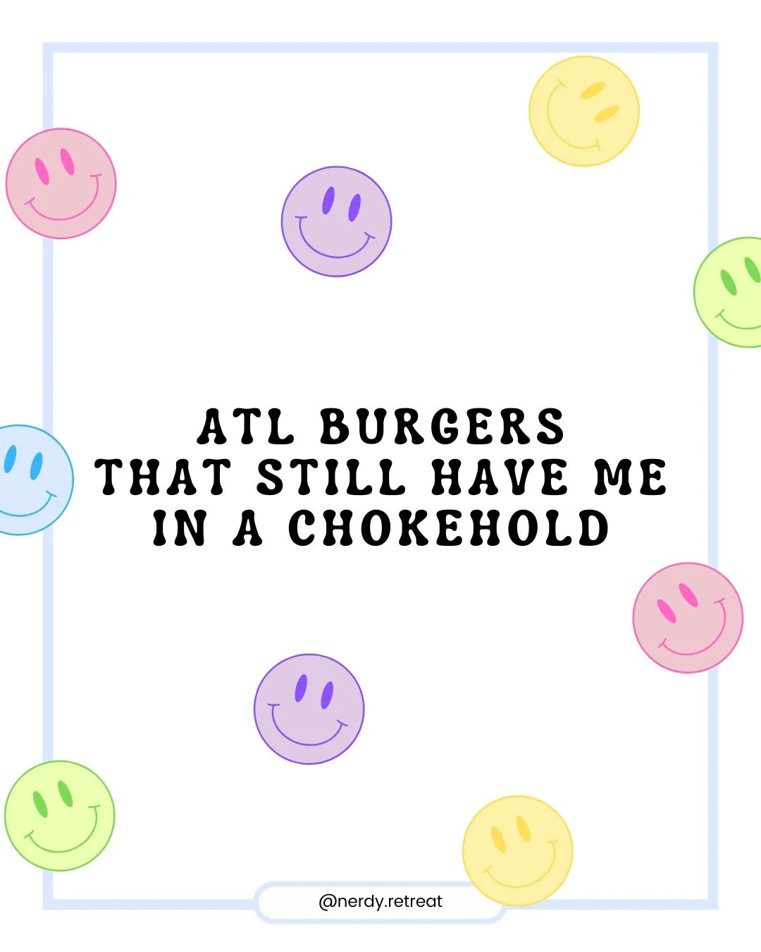 Some ATL burgers just stay in rotation forever 🍔

not because they&rsquo;re trendy.
not because they went viral.
but because they&rsquo;re actually THAT flippin&rsquo; good.

These are the spots I still catch myself craving randomly&hellip; the ones