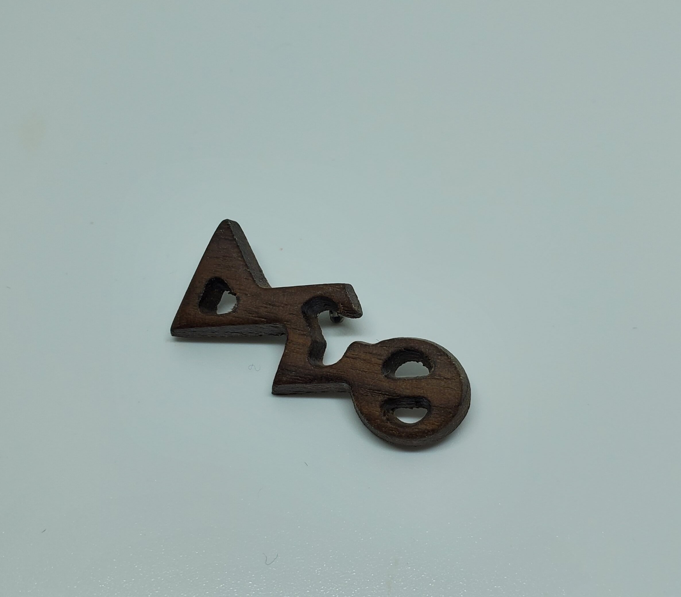 Wooden Lapel Pi