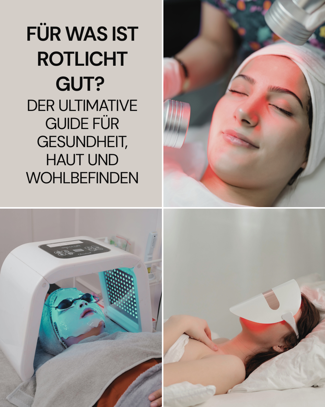Für was ist Rotlicht gut? Der ultimative Guide für Gesundheit, Haut und Wohlbefinden