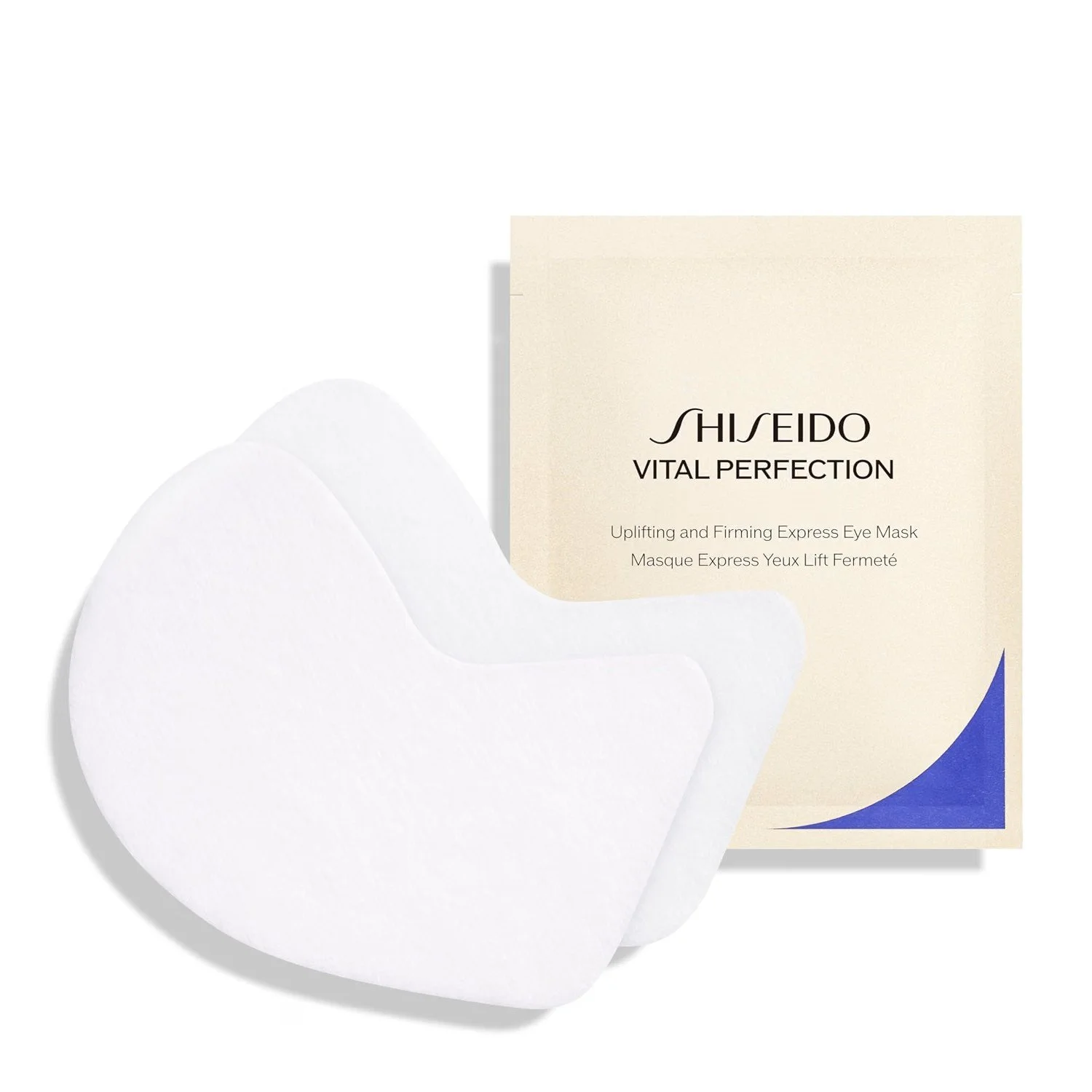 Shiseido Vital Perfection Express-Augenmaske mit zwei Pads für strafferes Hautbild