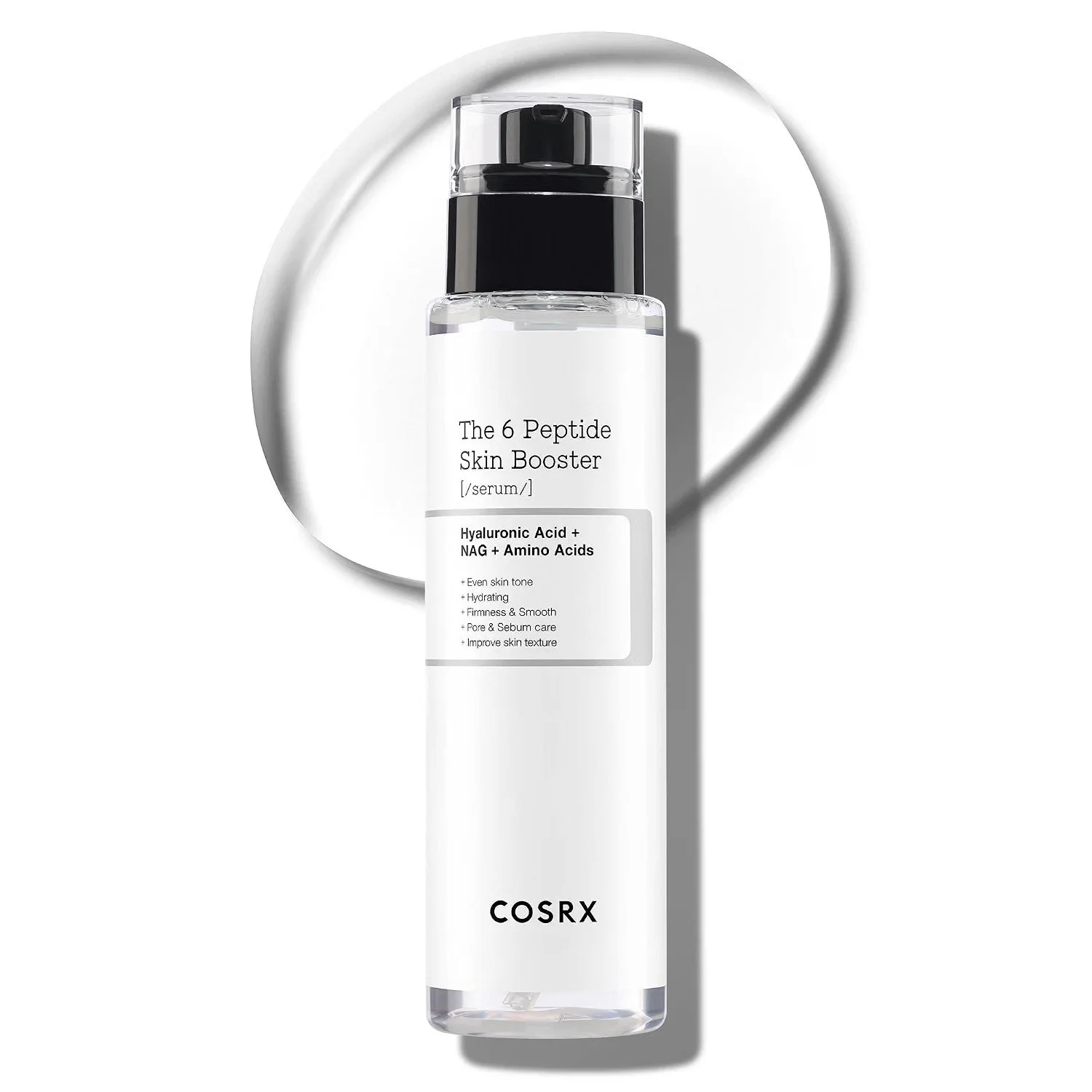 COSRX The 6 Peptide Skin Booster mit Hyaluronsäure und Aminosäuren, koreanisches Anti-Aging-Serum