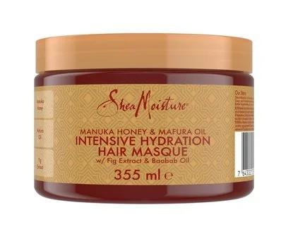 Shea Moisture Manuka Honey & Mafura Oil Intensive Hydration Hair Masque mit Feigenextrakt und Baobaböl, 355 ml