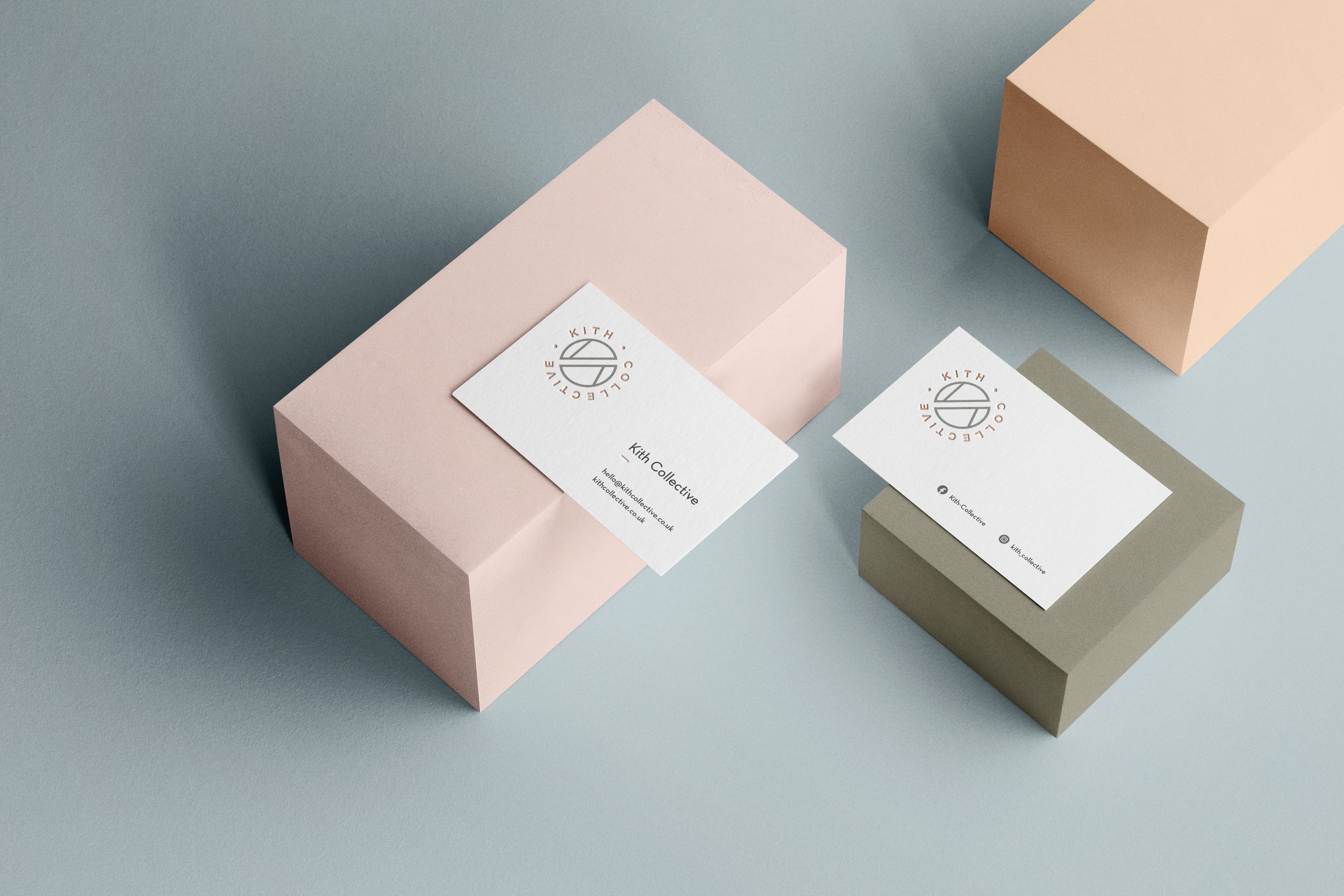 Business card design for Kith Collective by Sara Oakley