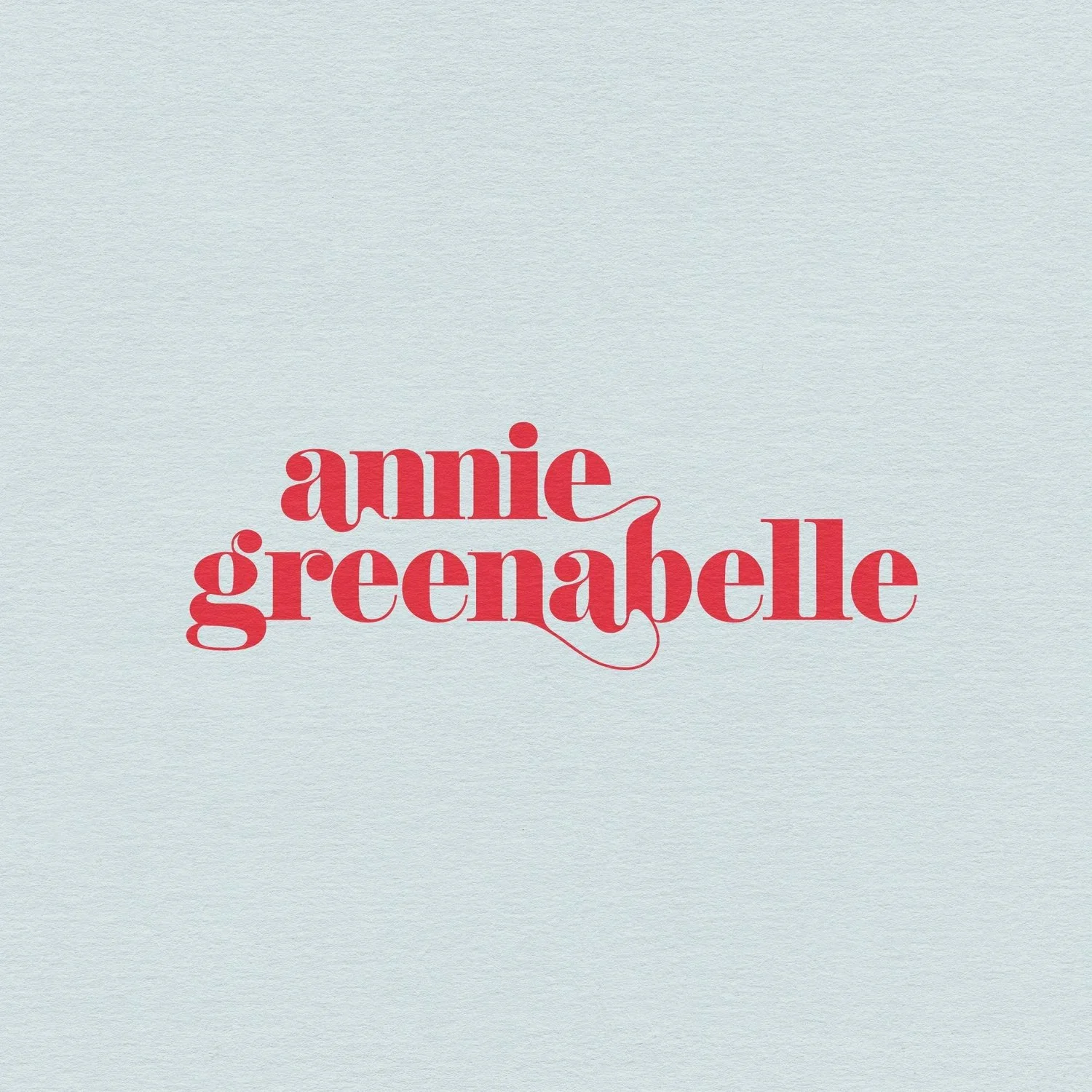 Logo design created for Annie Greenabelle by Sara Oakley.