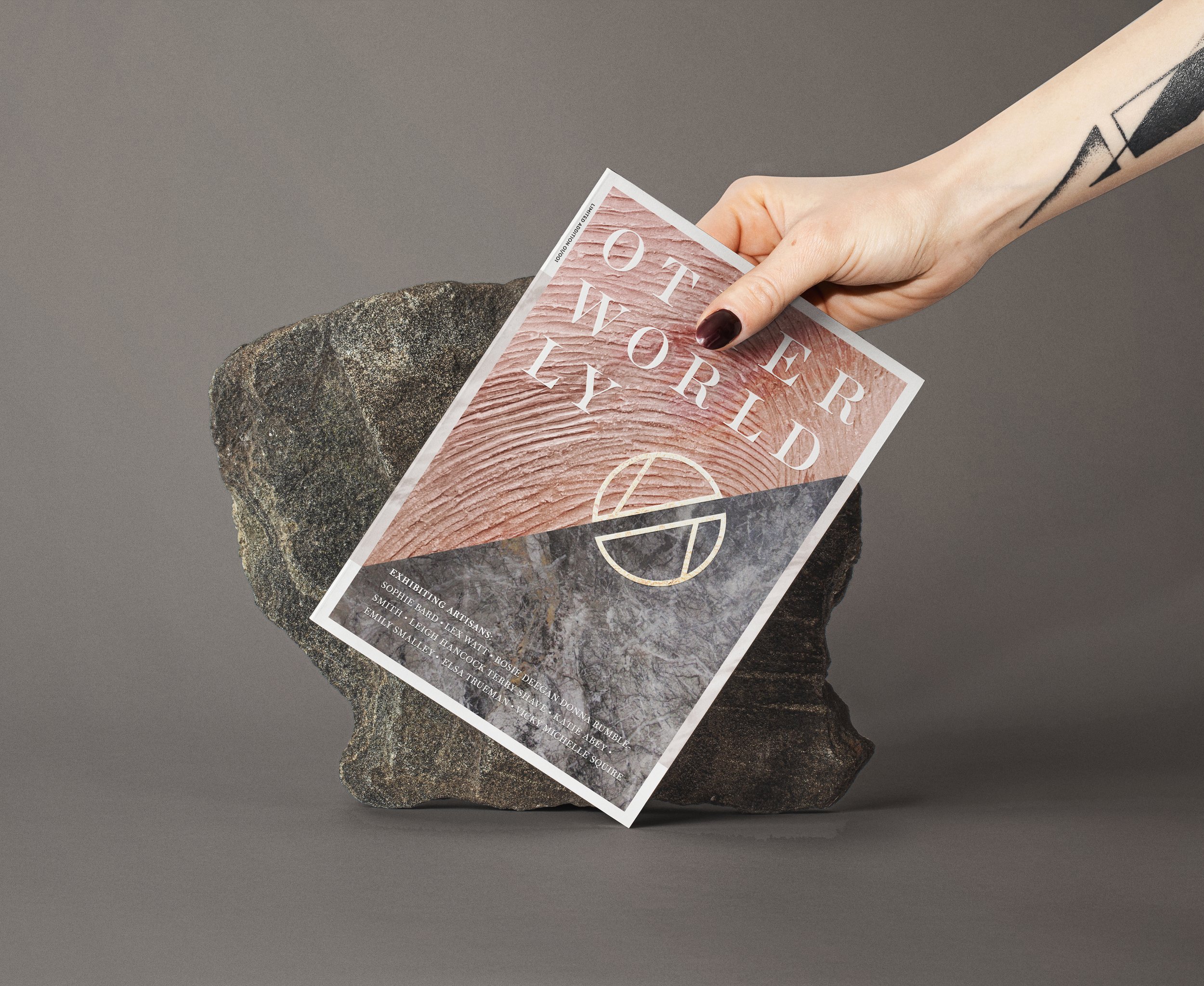 Catalogue cover design for Kith Collective by Sara Oakley