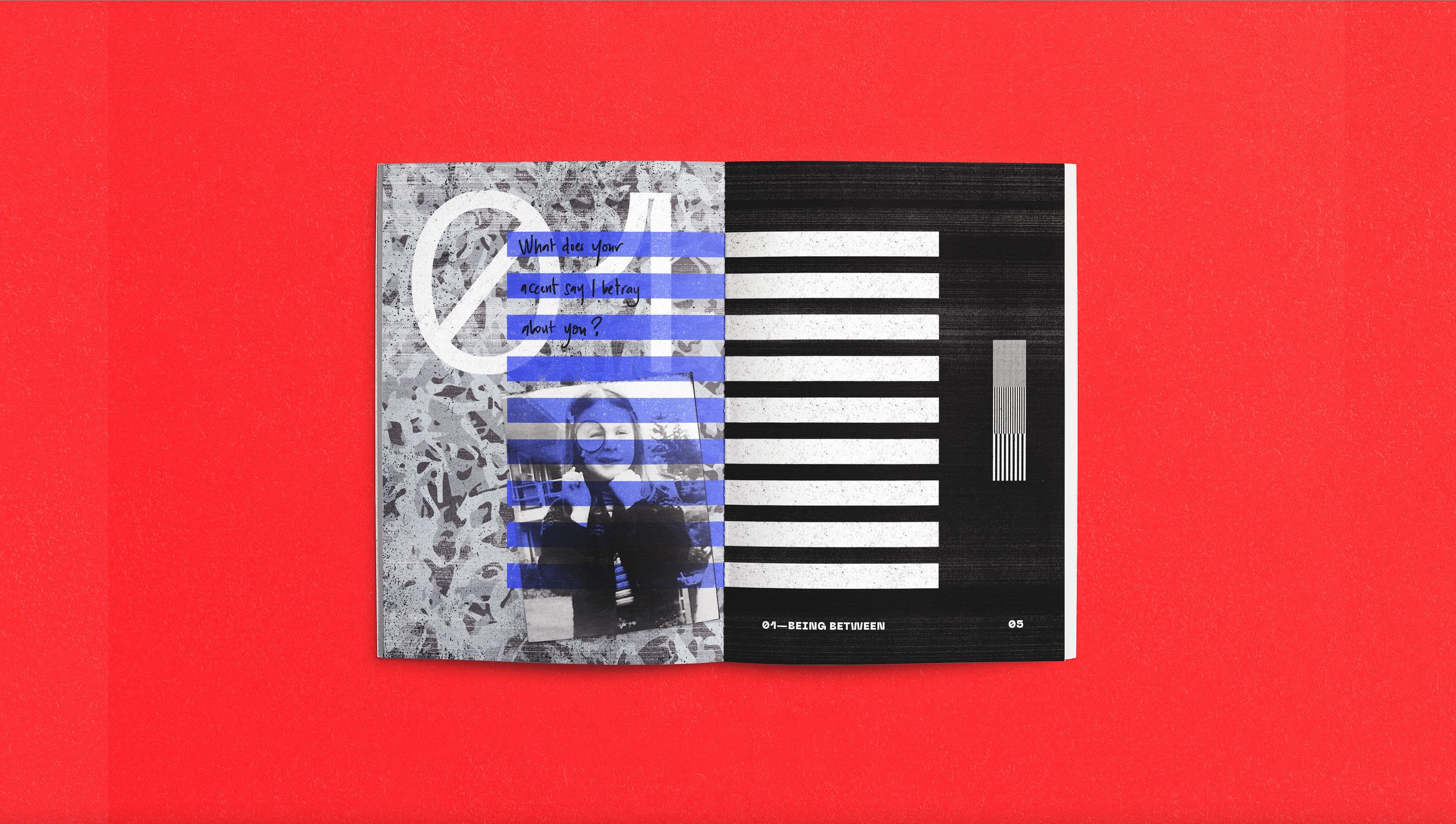 Between zine by Sara Oakley
