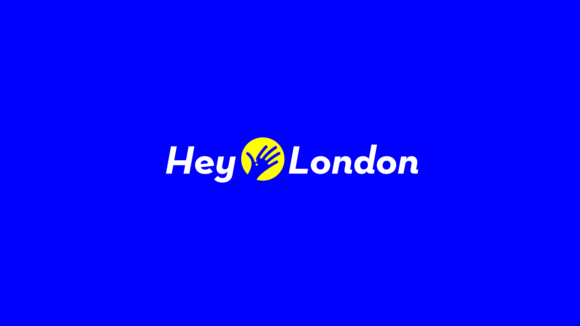 Logo design for Hey London by Sara Oakley.