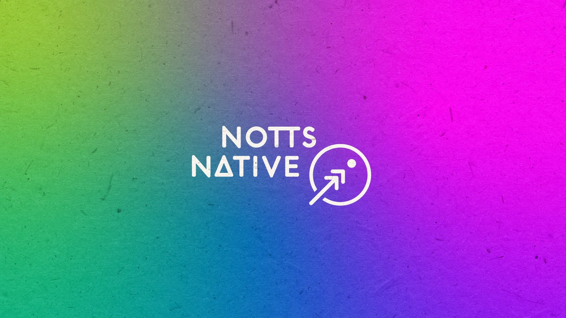 Minimal logo design for Notts Native, designed by Sara Oakley.