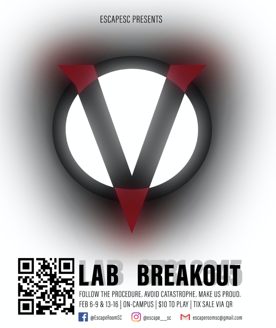  Lab Breakout is an escape room designed for 2-8 players that takes them through the harrowing tale of containing the possible release of a deadly pathogen during their first day on the job. Players begin by going through their debrief from Viracorp’