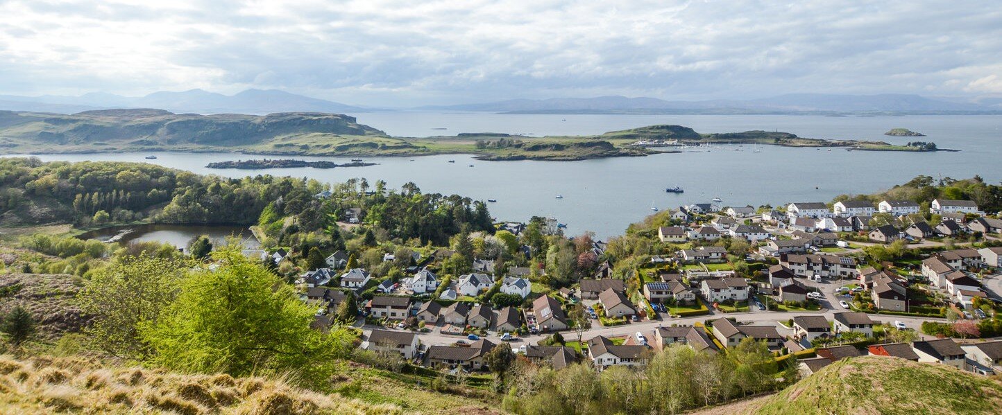 Kerrera and Oban from Pulpit Hill 