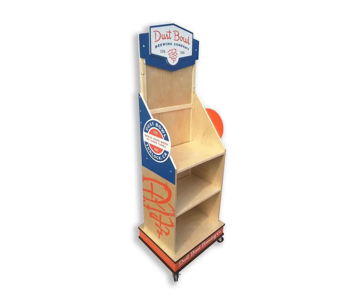 Wood Beer Displays