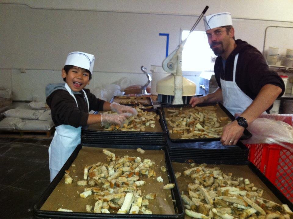 About Us, Dave's story-2013- Kalei and Dave making stuffing.jpg