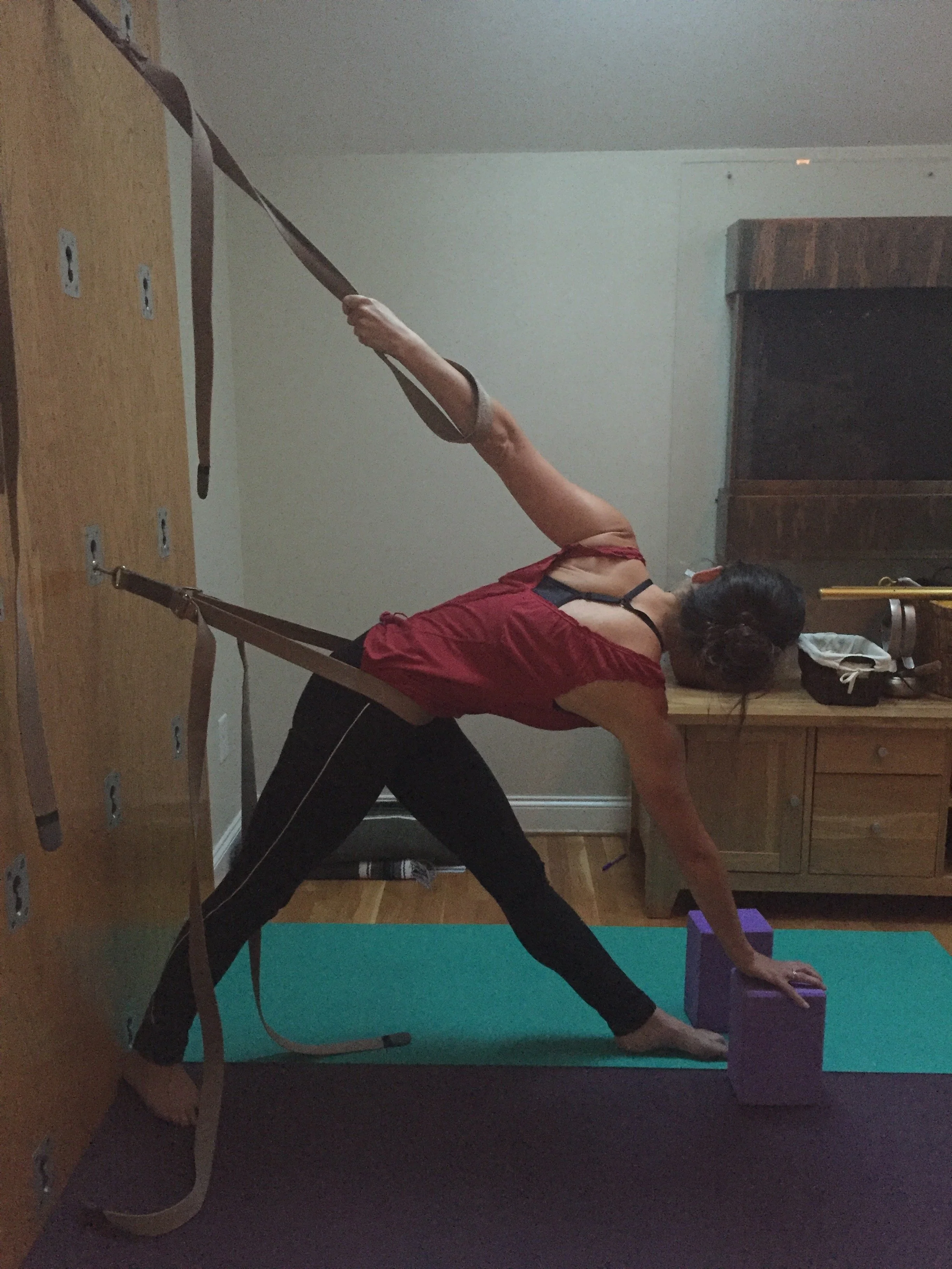 Revolved Triangle Yoga Wall.JPG