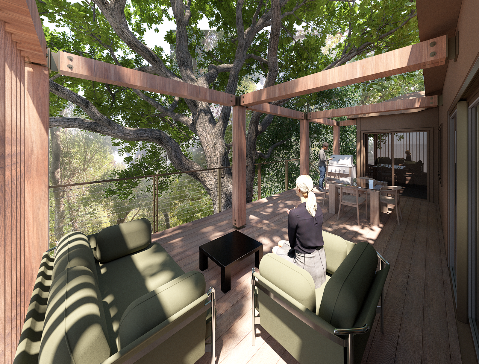 “It's being held up by a single 2x4"