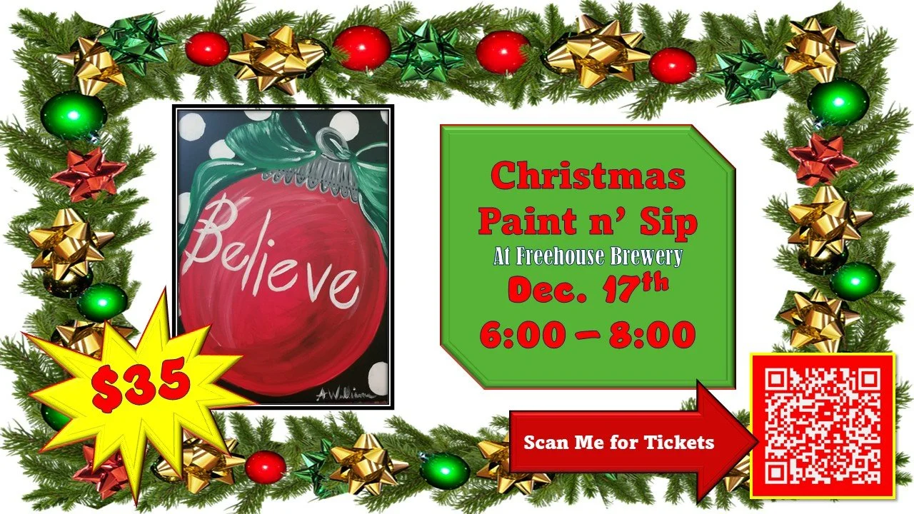 Christmas Paint n' Sip w/ Errant Artistry