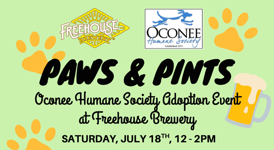 Paws &amp; Pints Adoption Event