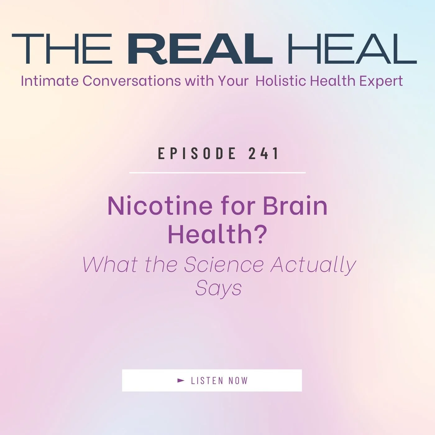 Nicotine for Brain Health? What the Science Actually Says