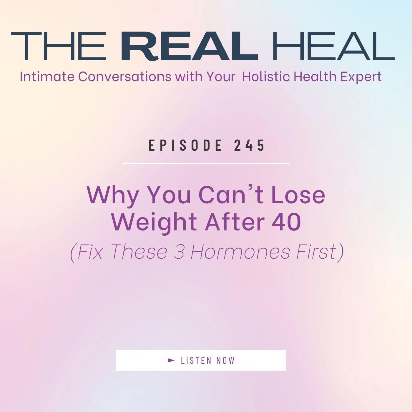 Why You Can't Lose Weight After 40 (Fix These 3 Hormones First)