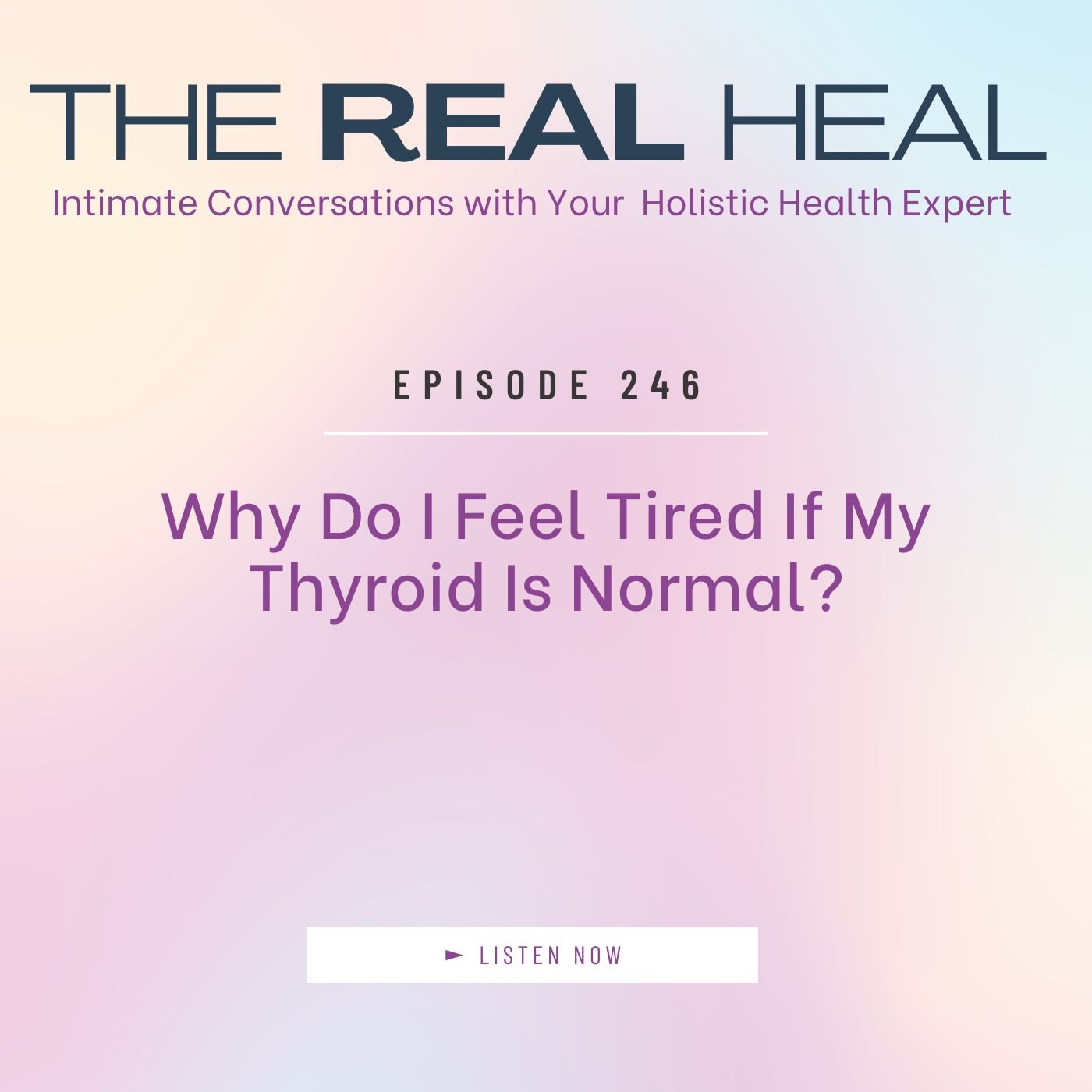Why Do I Feel Tired If My Thyroid Is Normal?