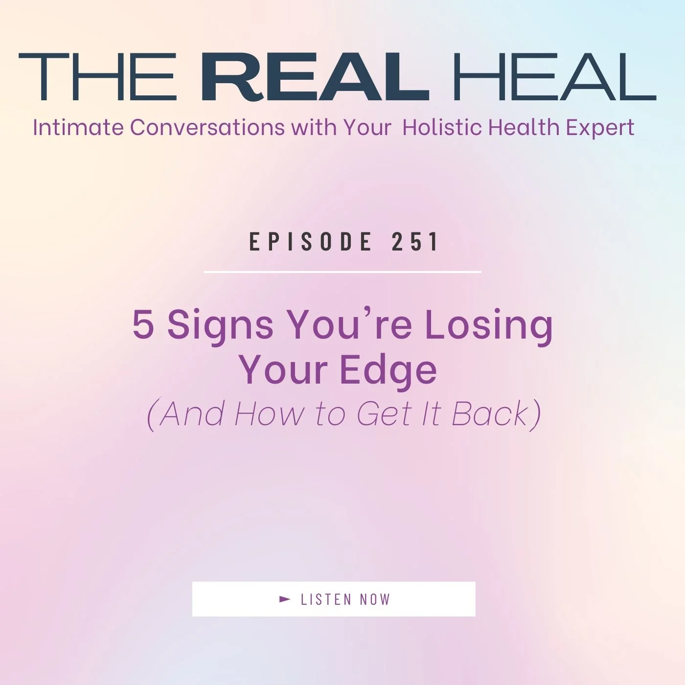 5 Signs You're Losing Your Edge (And How to Get It Back)