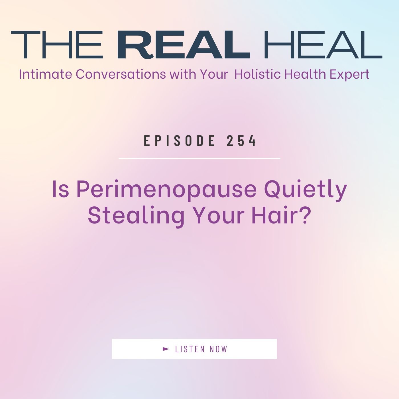 Is Perimenopause Quietly Stealing Your Hair?