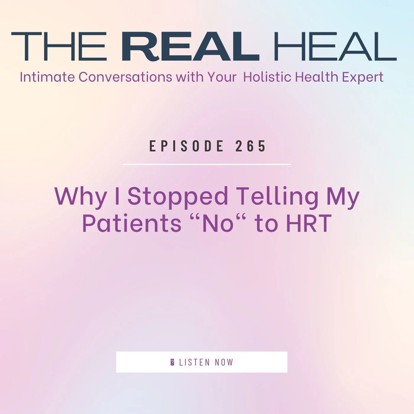 Why I Stopped Telling My Patients "No" to HRT