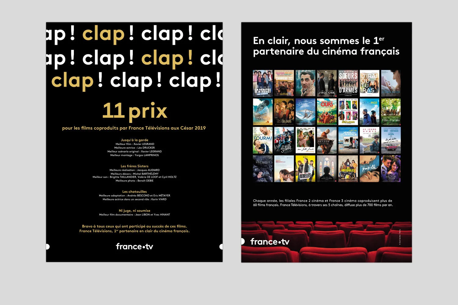 France TV / Annonce presse pour événements culturels