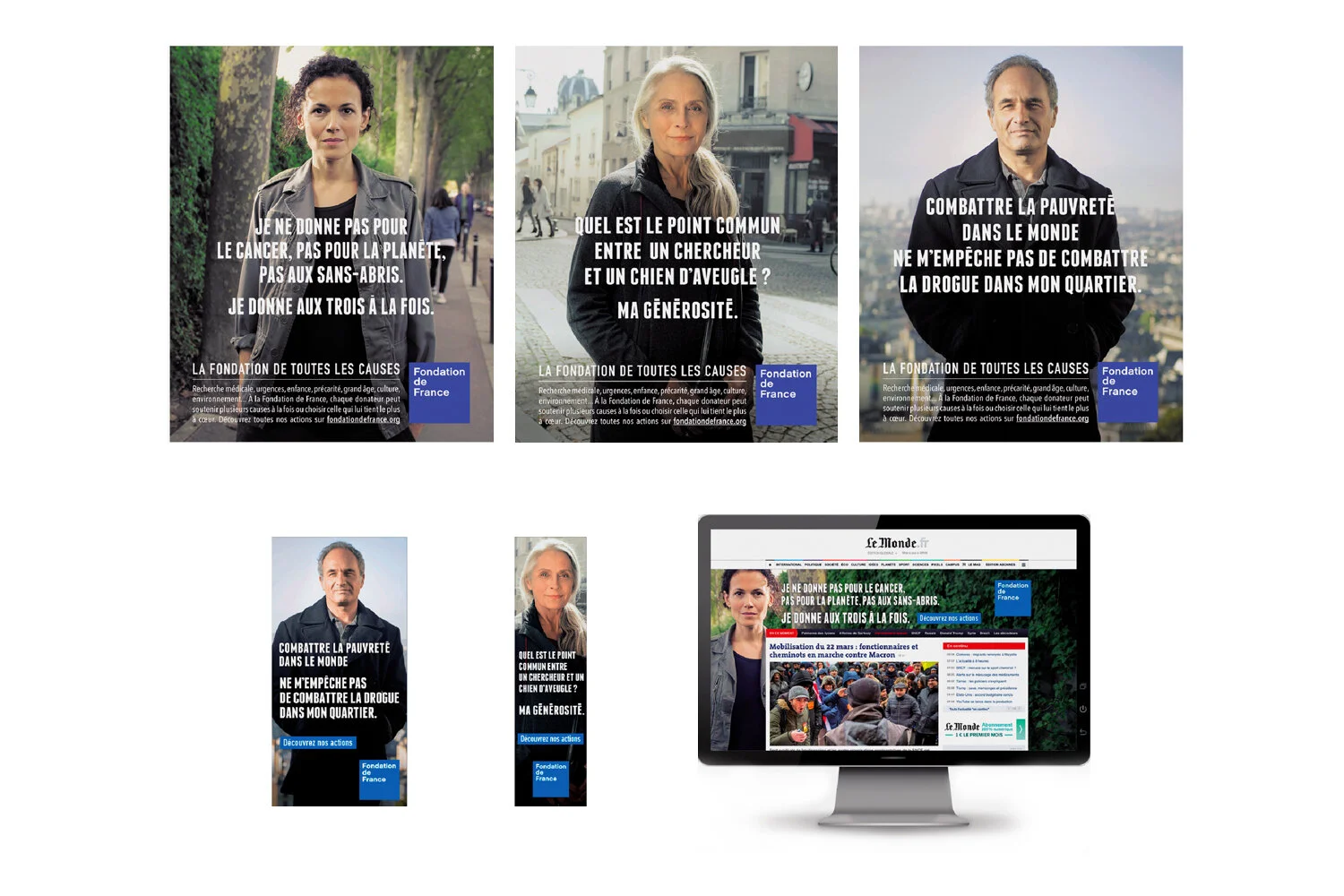 Fondation de France / Mise au format en print et digital