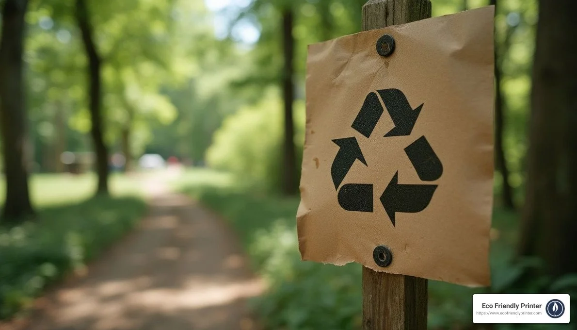 Understanding Recycled Paper Signs: Benefits and Uses