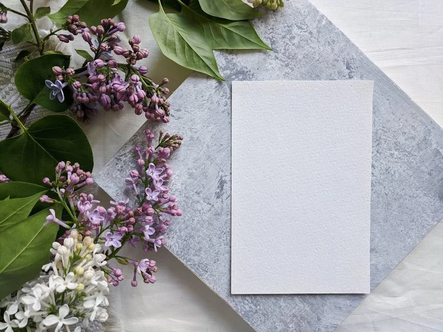 A Practical Guide to Eco-Friendly Invitations: Sustainable Options