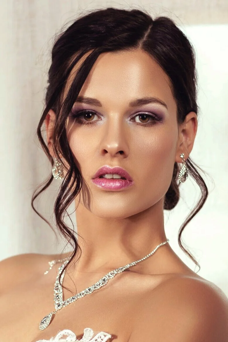 Make-Up in fliederfarben