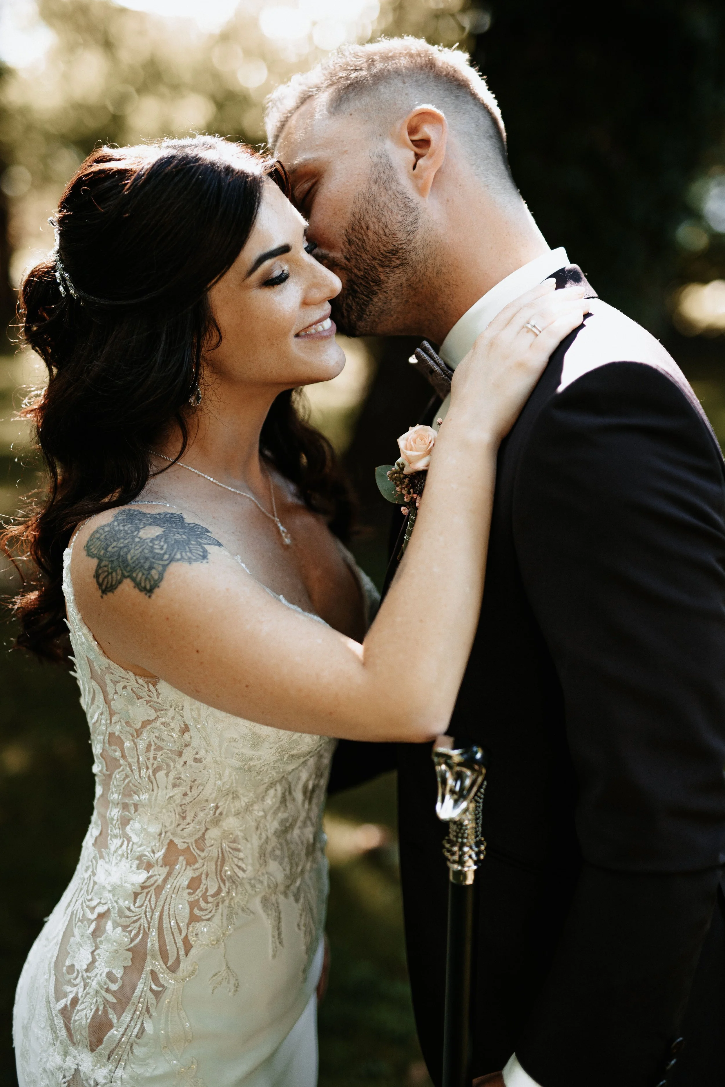 Natürliches Make-Up in Brauntönen