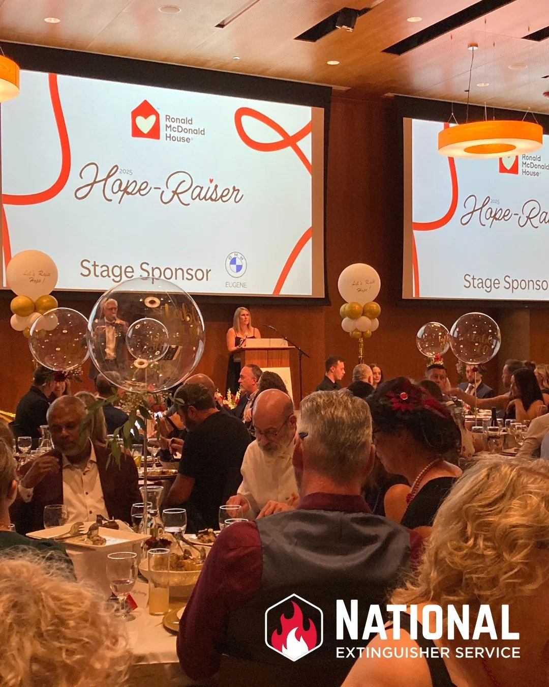 Our team had a great time at the @rmhcoregon Hope-Raiser, supporting fundraising efforts that provide comfort and care for families at Ronald McDonald Houses. National Extinguisher Service was proud to help sponsor this incredible event and support a