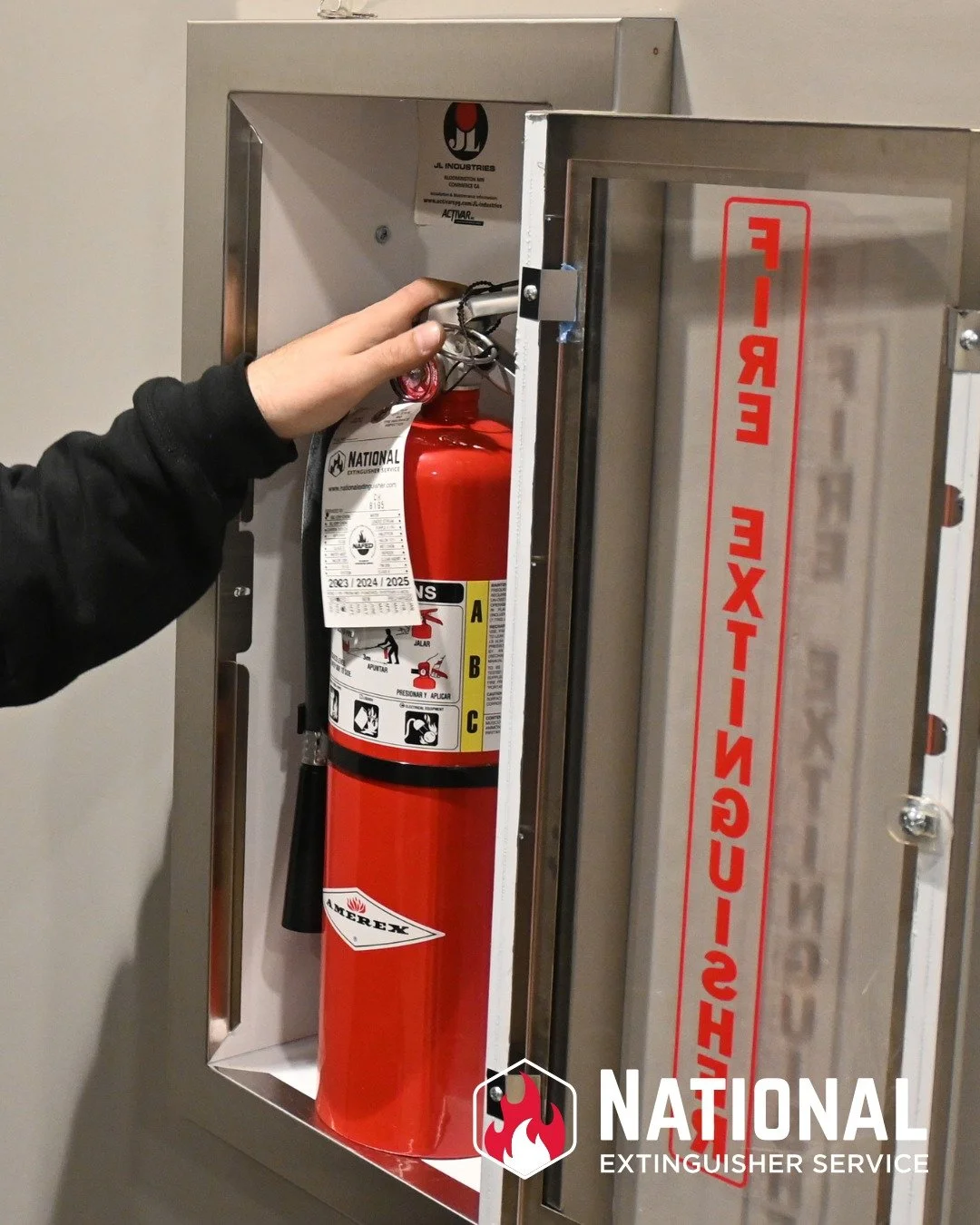 National Extinguisher Service technicians provide comprehensive inspections of all your fire suppression equipment, ensuring everything is up to date, compliant, and ready to use when it matters most. Partner with NES and have confidence that your eq
