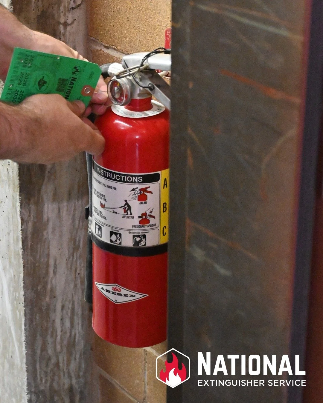 Expired extinguisher tags? Stay compliant with up-to-date extinguisher inspections and maintenance. Click the link in our bio to schedule your service with NES today! #NES #NationalExtinguisherService #FireSuppressionServices #FireExtinguisherService