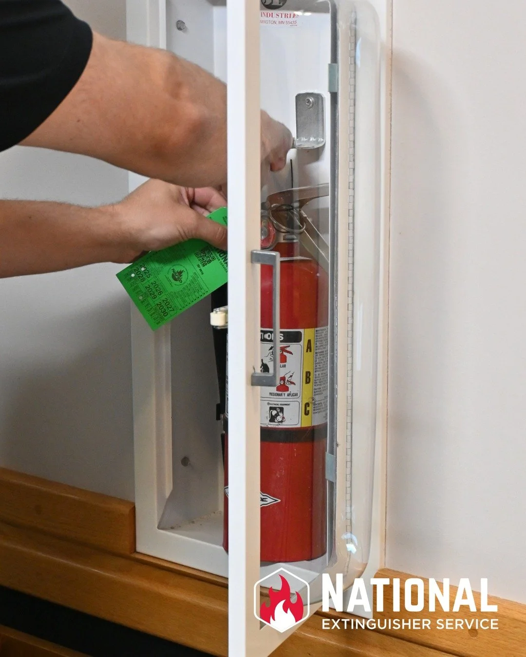 Your extinguisher is your first line of defense. Make sure it&rsquo;s ready when you need it. Click the link in our bio to schedule your service with NES today! #NES #NationalExtinguisherService #FireExtinguisherServices #FireExtinguisherInspections 