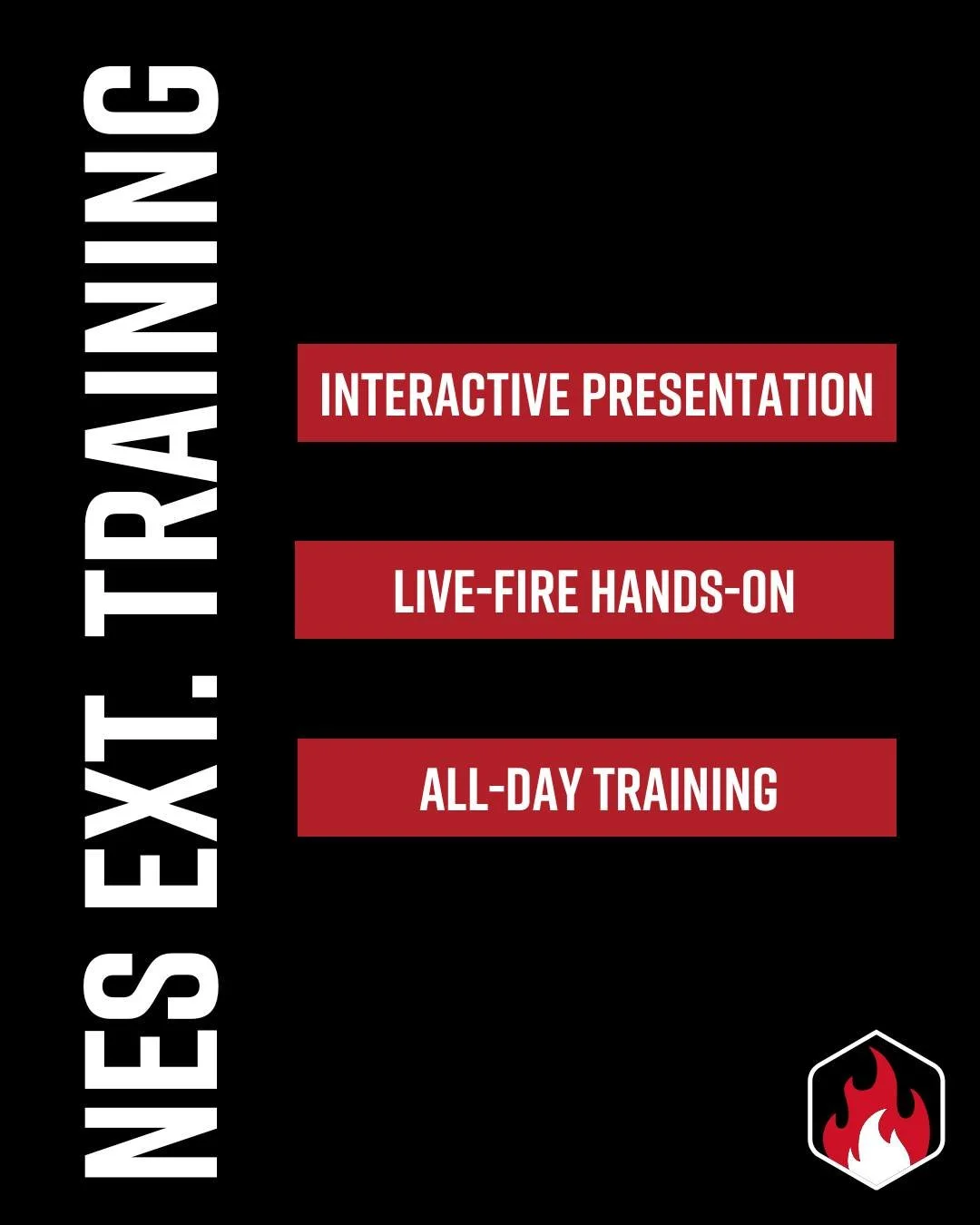 National Extinguisher Service offers a range of training plans tailored to your business needs. Whether you need a sit-down presentation style refresh or a live-fire hands-on training, we can find the right fit for your team.

Click the link in our b