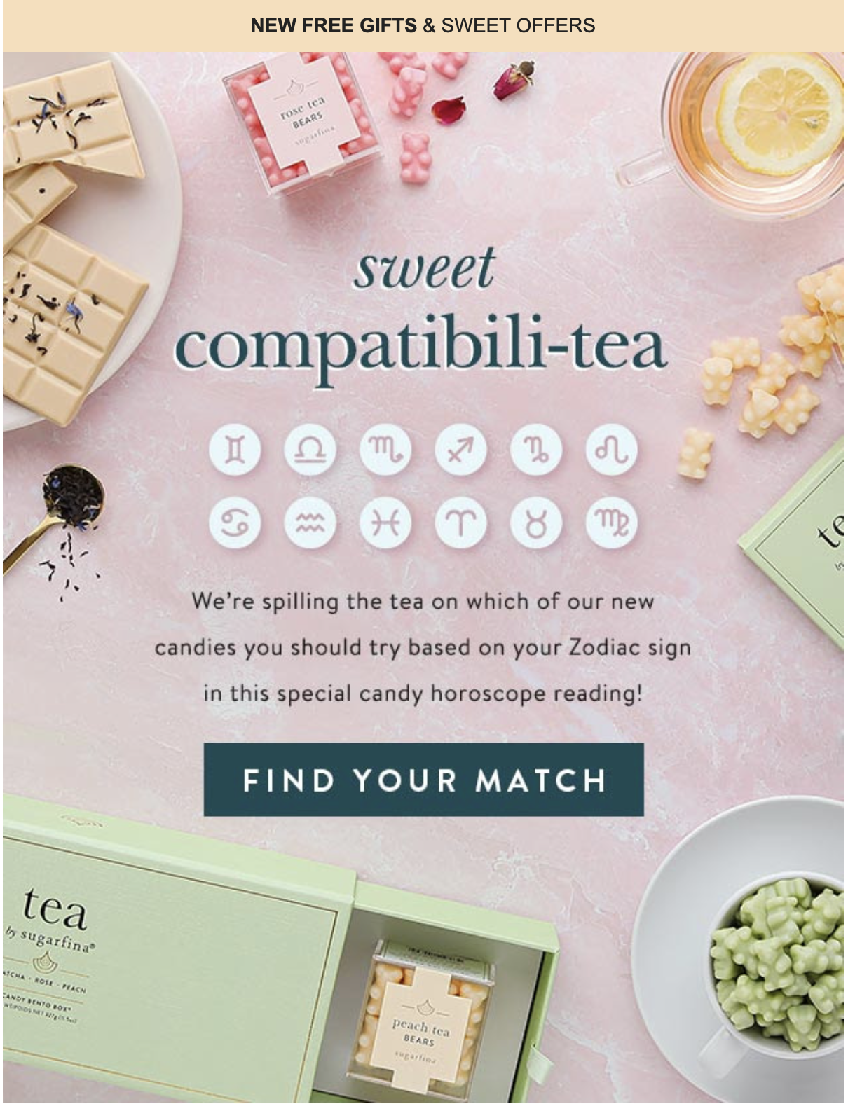 SWEET COMPATIBILI-TEA: OUR SEPTEMBER HOROSCOPE REVEALS YOUR PERFECT TEA CANDY MATCH!