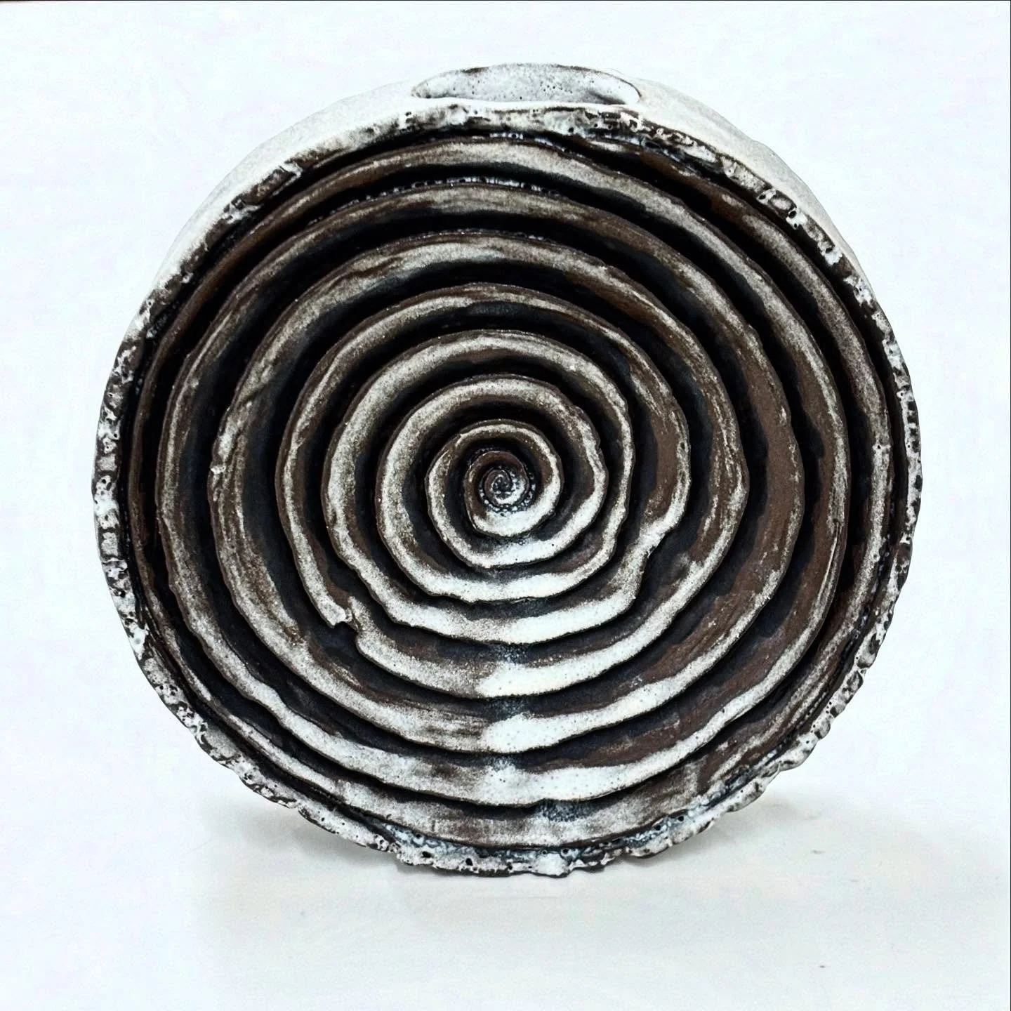&ldquo;Uzumaki Vase&rdquo;, 2025

The spiral is entrancing, don&rsquo;t you think? Practically spellbinding. The curves seem almost endless. Follow the ridges as they curl into themselves, into nothingness. Can you make it through the wringer? Or wil