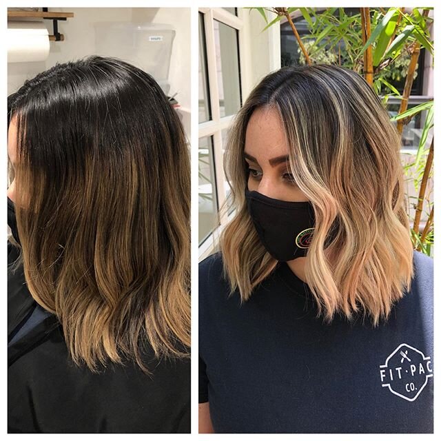 First Transformation Tuesday since COVID-19 salon closures! Thanks @yazzizam 💛
.
#balayagebyme #cutbyme #hairbyshelby #privatestudio #bookwithme